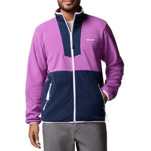 Columbia Purple/Blue Sequoia Grove Full - Zip Fleece Jacket